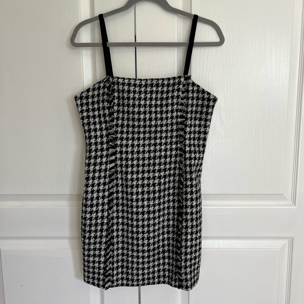 FOREVER21 tweed houndstooth dress